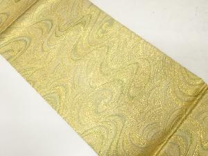 流水模様織り出し袋帯